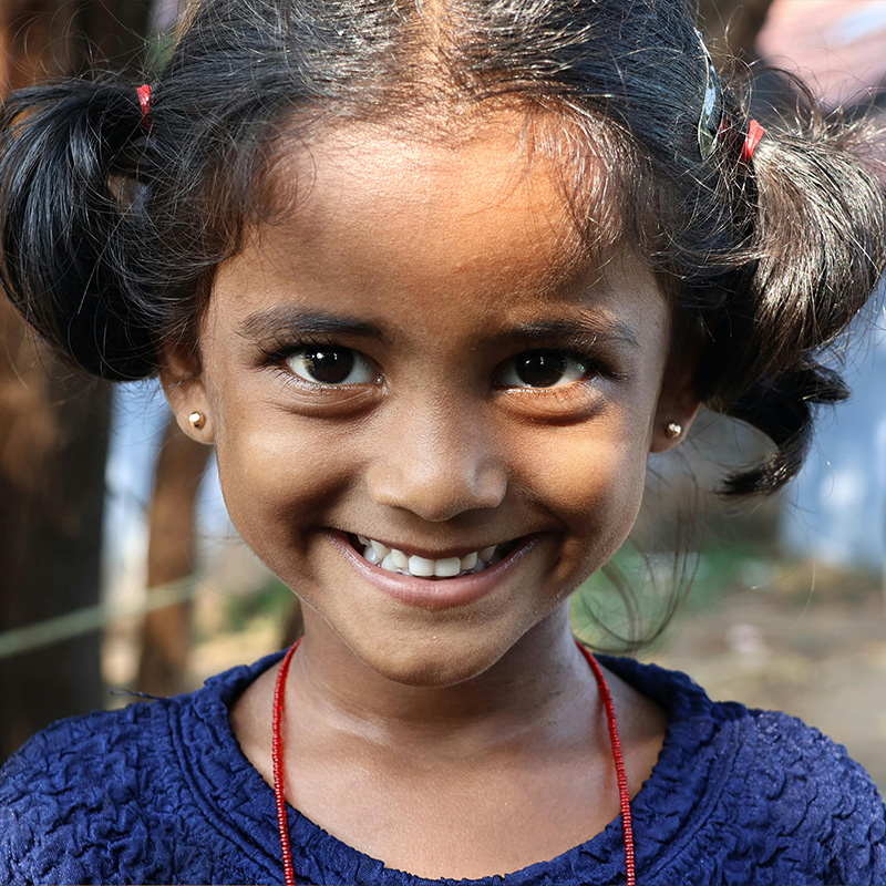 Smiling young girl